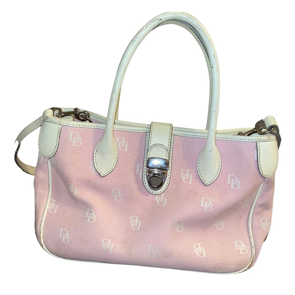 Dooney & Bourke Y2K Barbiecore Pastel Pink & White Hand Bag
